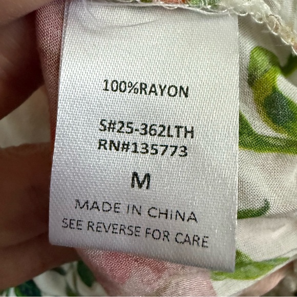 VICI Floral Off the Shoulder Bell Sleeve Blouse Size M Boho Festival Bloomcore - Picture 13 of 14